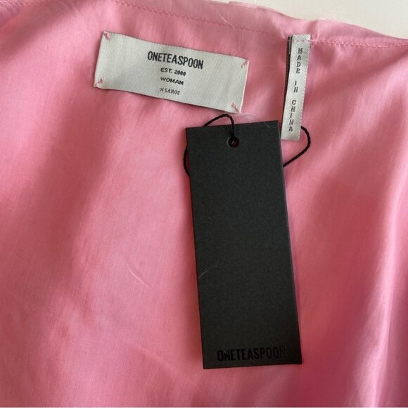 NWT One Teaspoon Delirious Cami with lace trim in Pink size XL - Picture 4 of 6